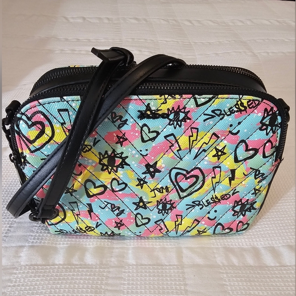 Aldo Multicolor Graphic Crossbody Bag